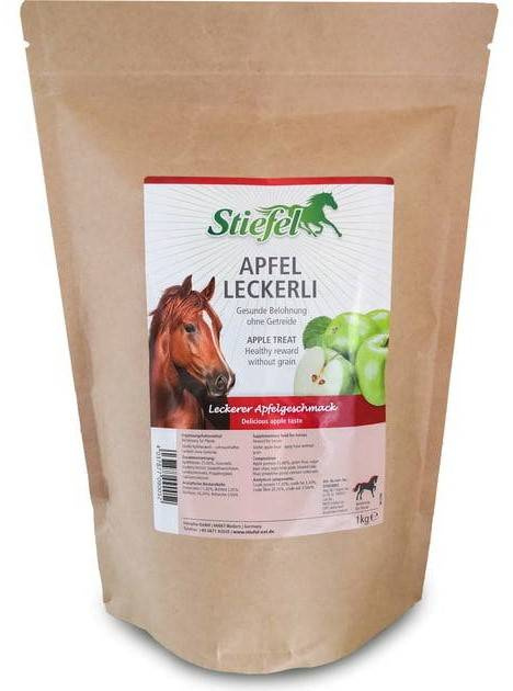 pol_pl_Apfel-Leckerli-Stiefel-smakolyki-o-smaku-jablka-13540_2 Przysmaki Stiefel Apfel Leckerli w brązowym opakowaniu z koniem