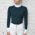 Aloe zielona koszula konkursowa jeździecka