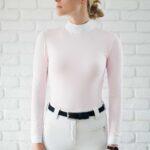 Holly różowa koszula konkursowa jeździecka