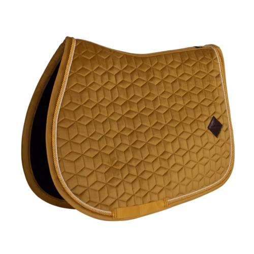 Kentucky czaprak Velvet- Musztardowy